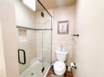 Mammoth Lakes Vacation Rental Sunrise 29- Upgraded Downstairs Bathroom with Double Sinks